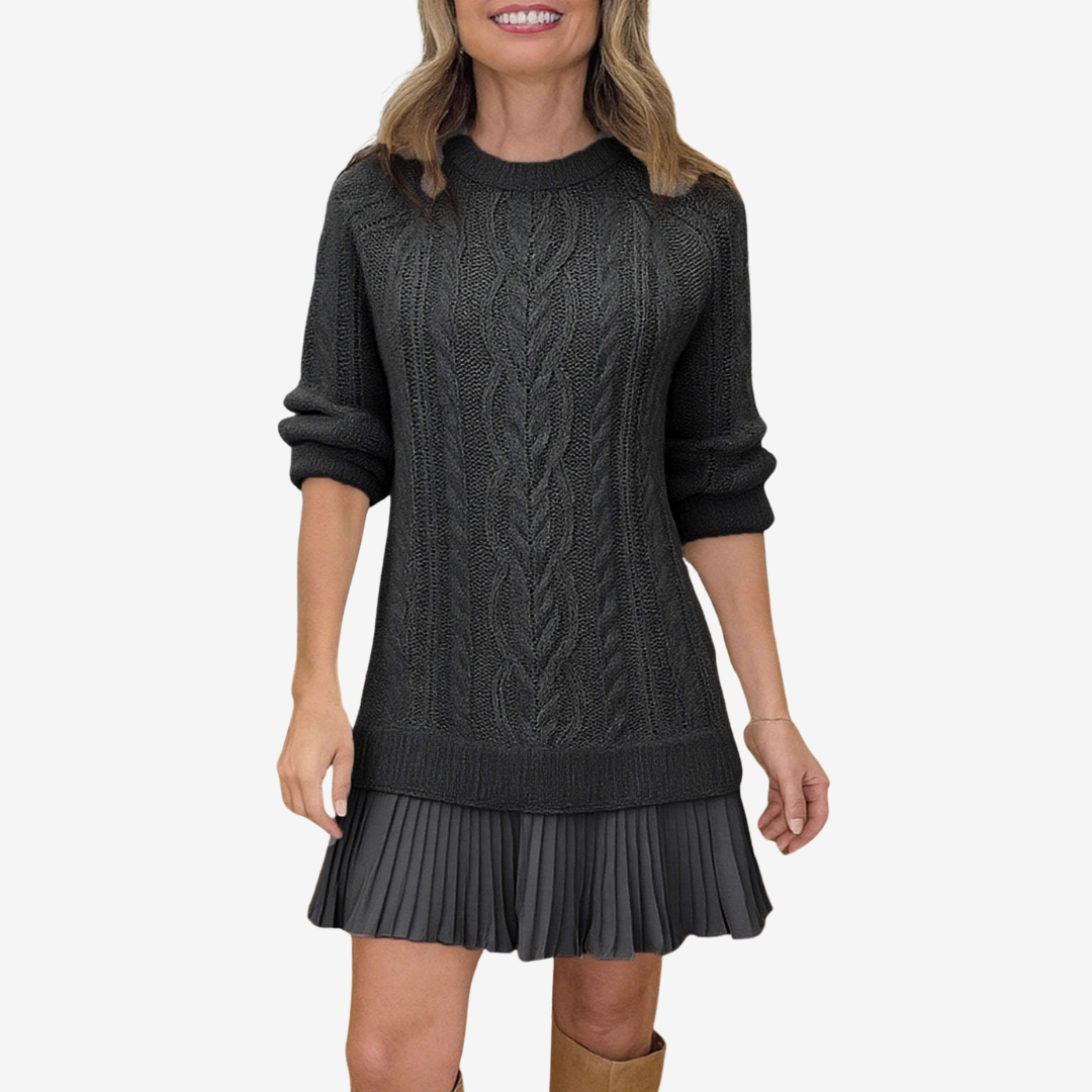 Gaëlle Knitted Sweater Dress
