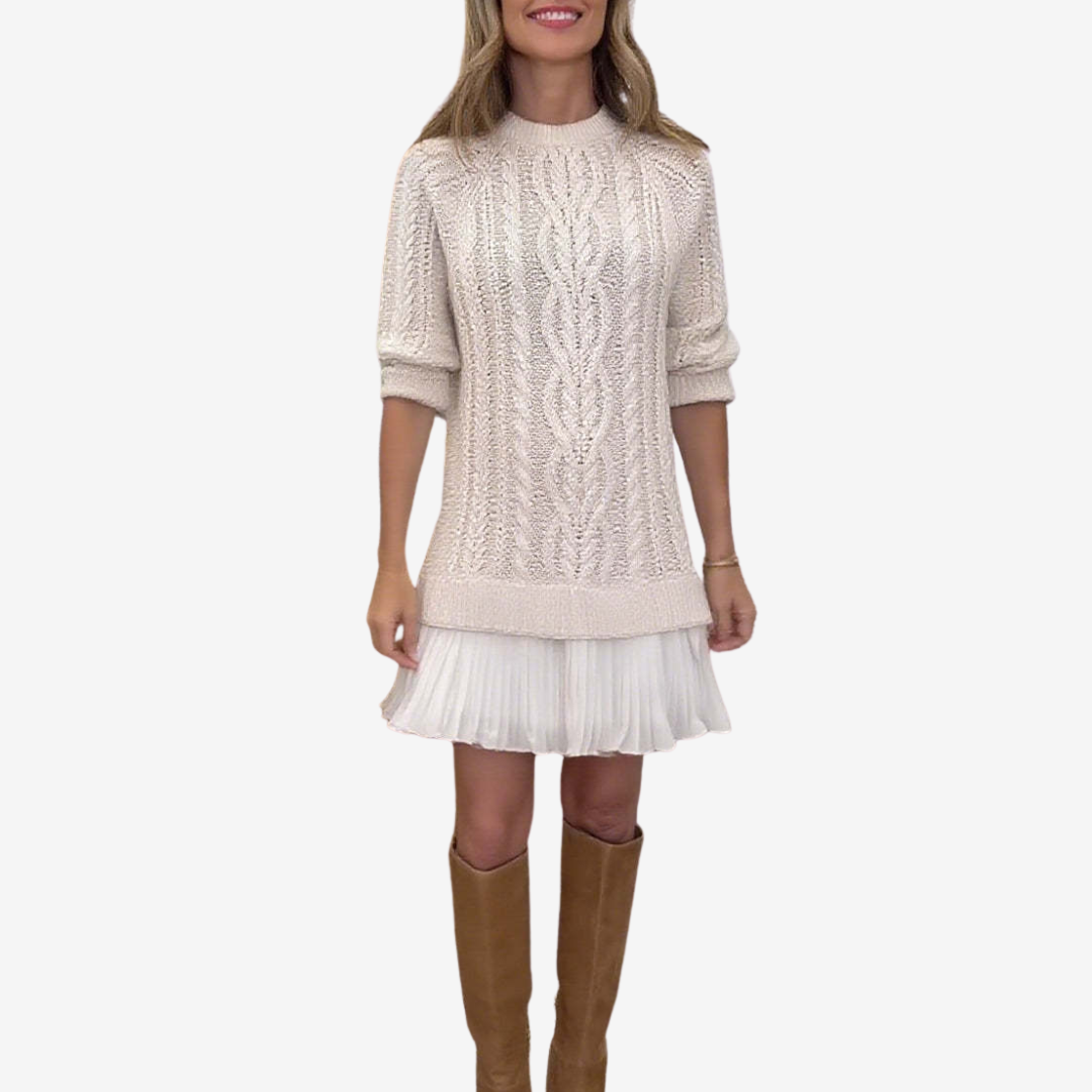 Gaëlle Knitted Sweater Dress