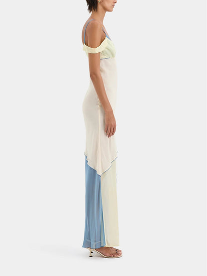 Mary - Thames Splice Midi Dress