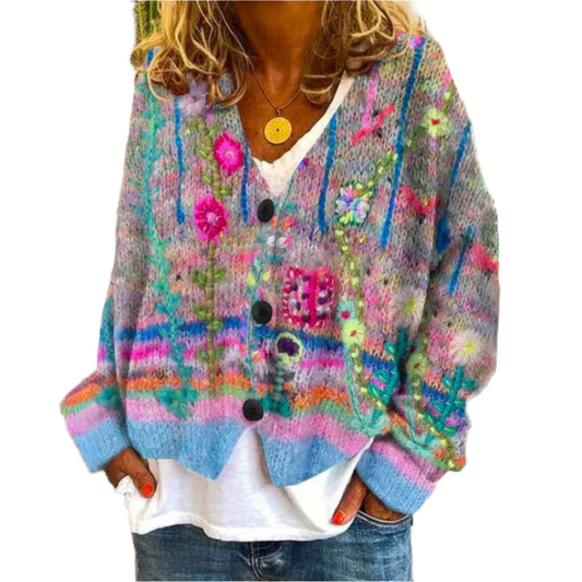 Callie | Stylish Floral Cardigan