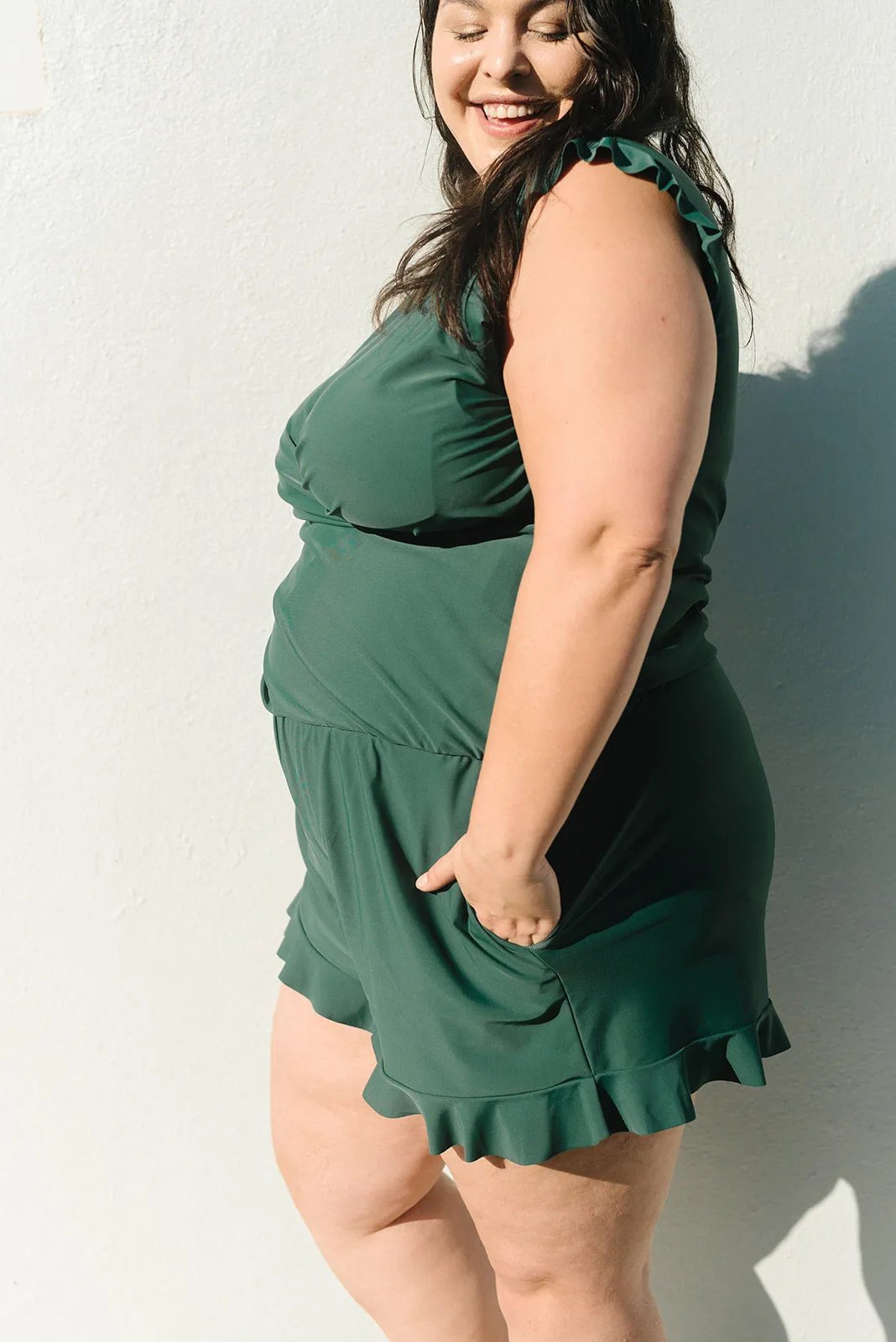 Jedda – Swimsuit with Ruffles and Bust Support