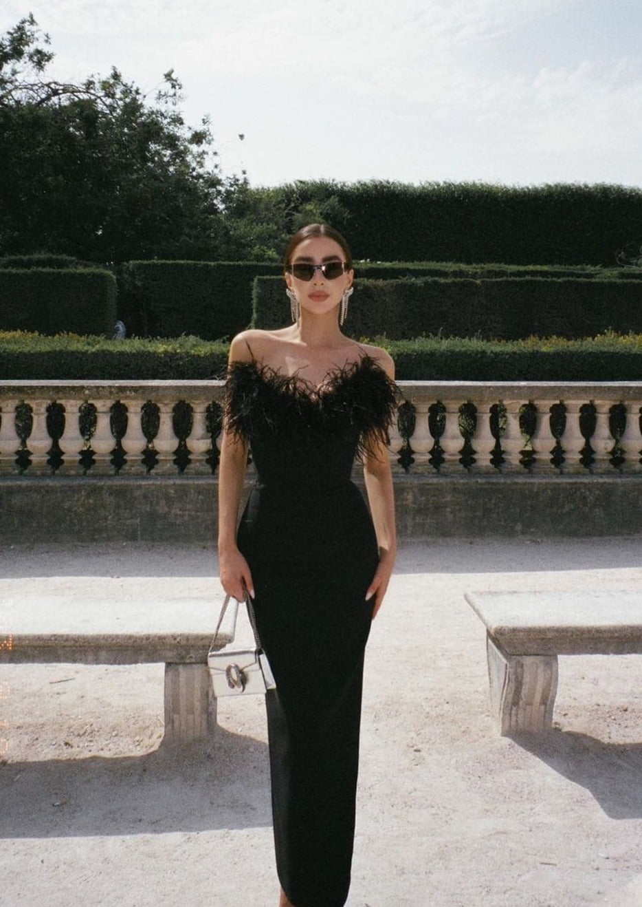 Anastasia | Luxurious Feather Dress