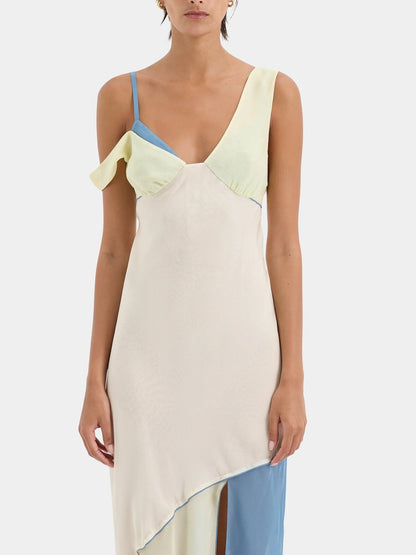 Mary - Thames Splice Midi Dress