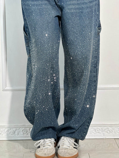 Zahara - Balloon Carpenter Shine Denim Jeans