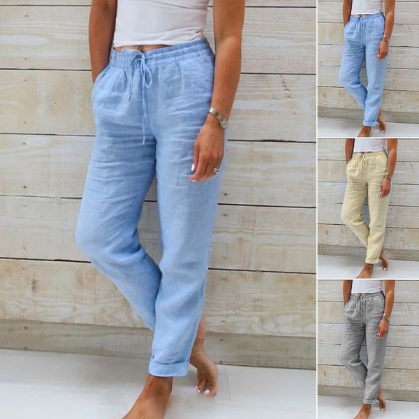 Isla | Relaxed Fit Linen Joggers