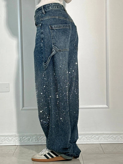 Zahara - Balloon Carpenter Shine Denim Jeans