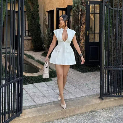 Marley | Short Sleeves Mini Dress