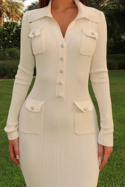 Matilda | Knitted Midi Dress