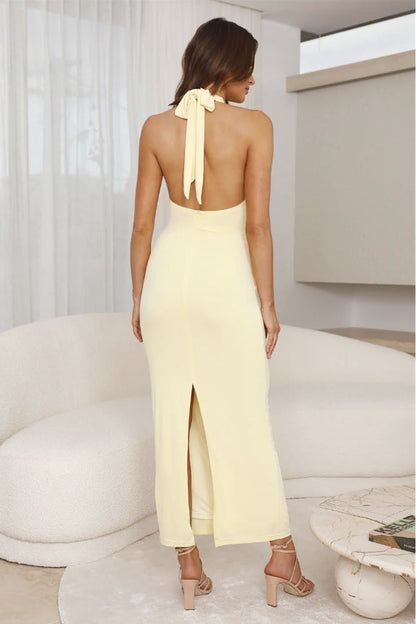 Grace | Halter Maxi Dress