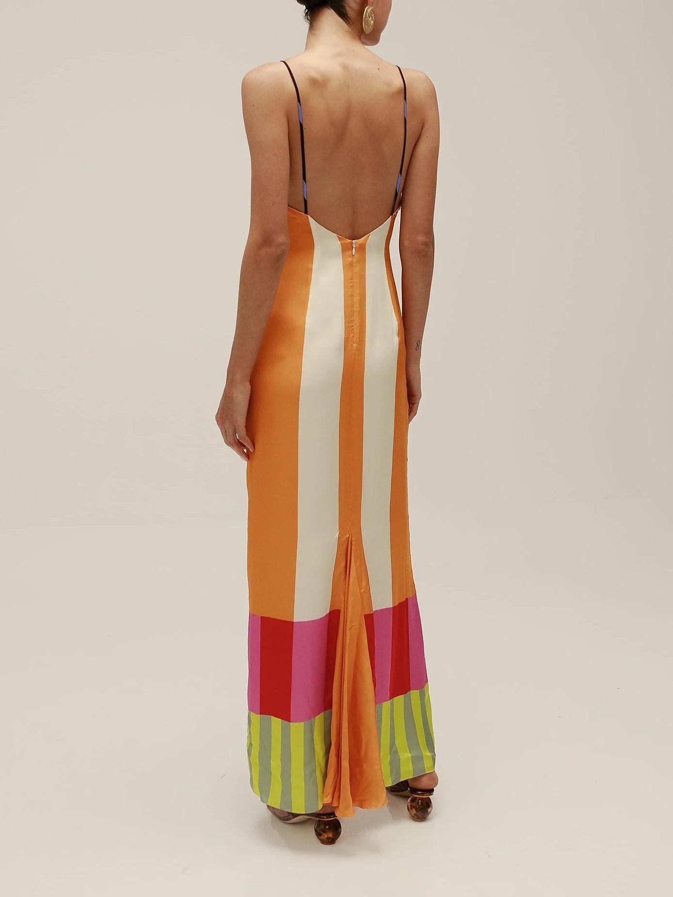 Paloma – Colorful Striped Maxi Dress
