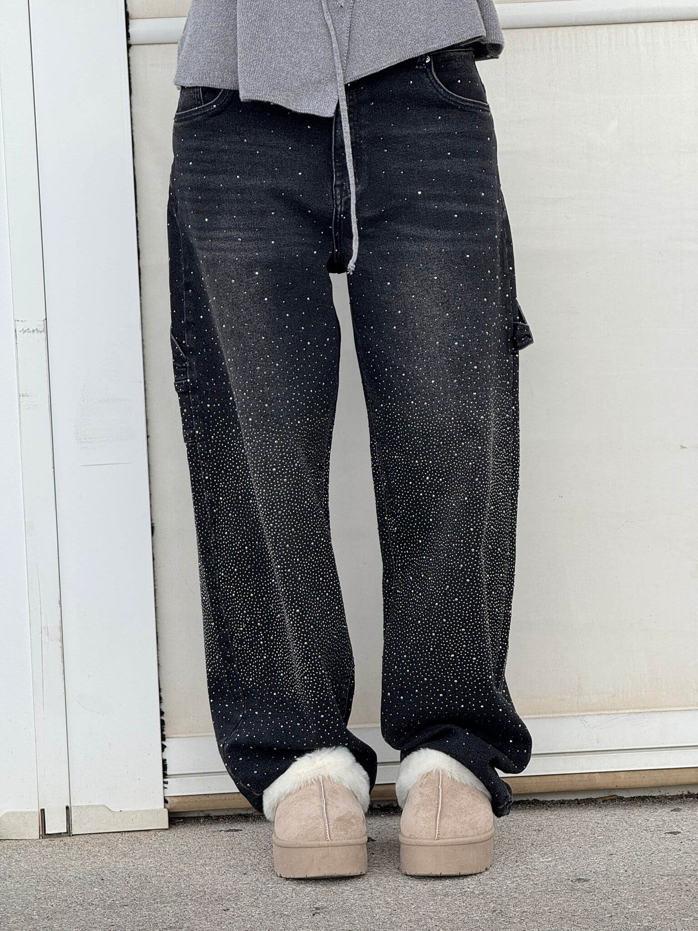 Zahara - Balloon Carpenter Shine Denim Jeans