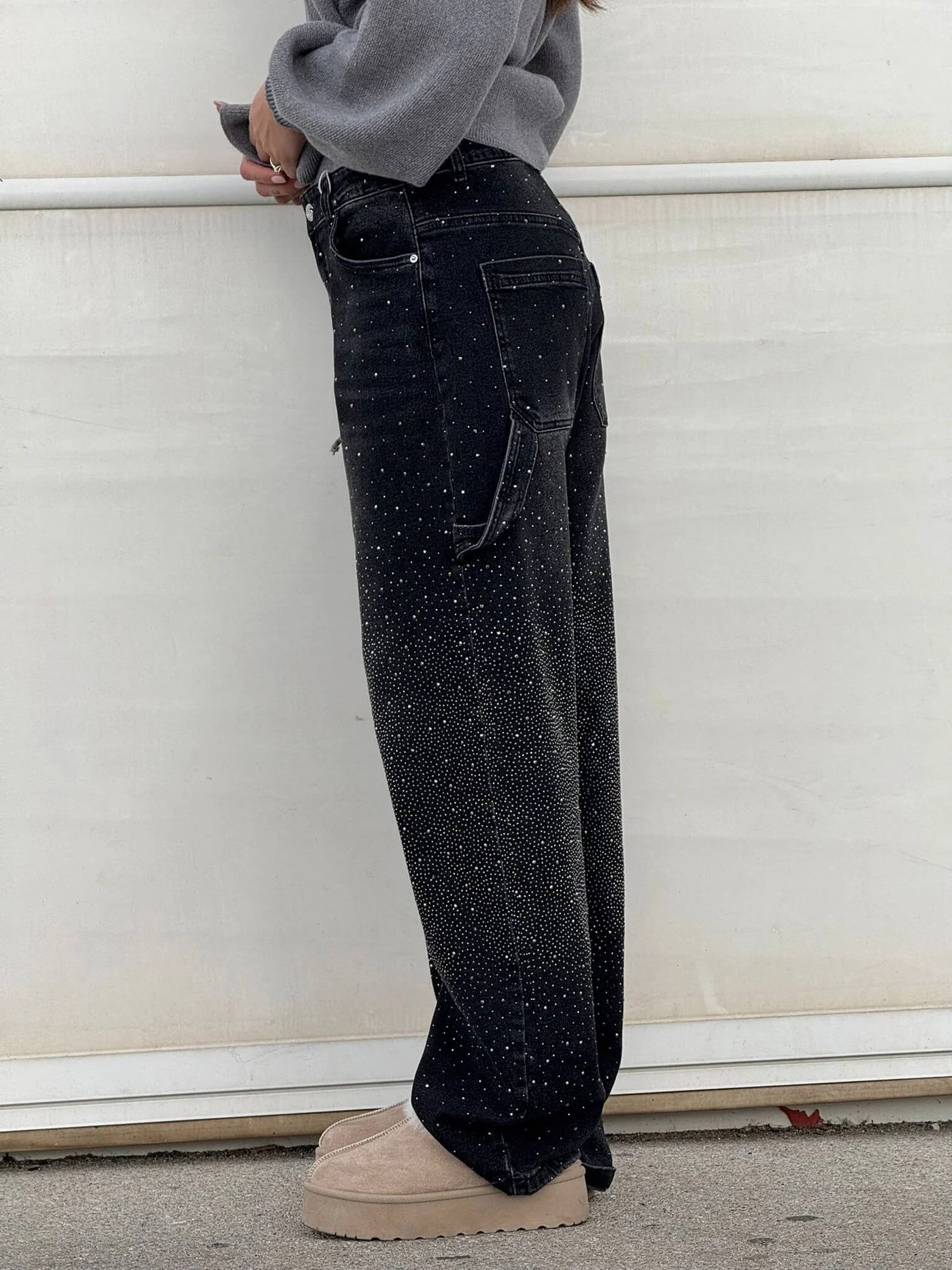Zahara - Balloon Carpenter Shine Denim Jeans