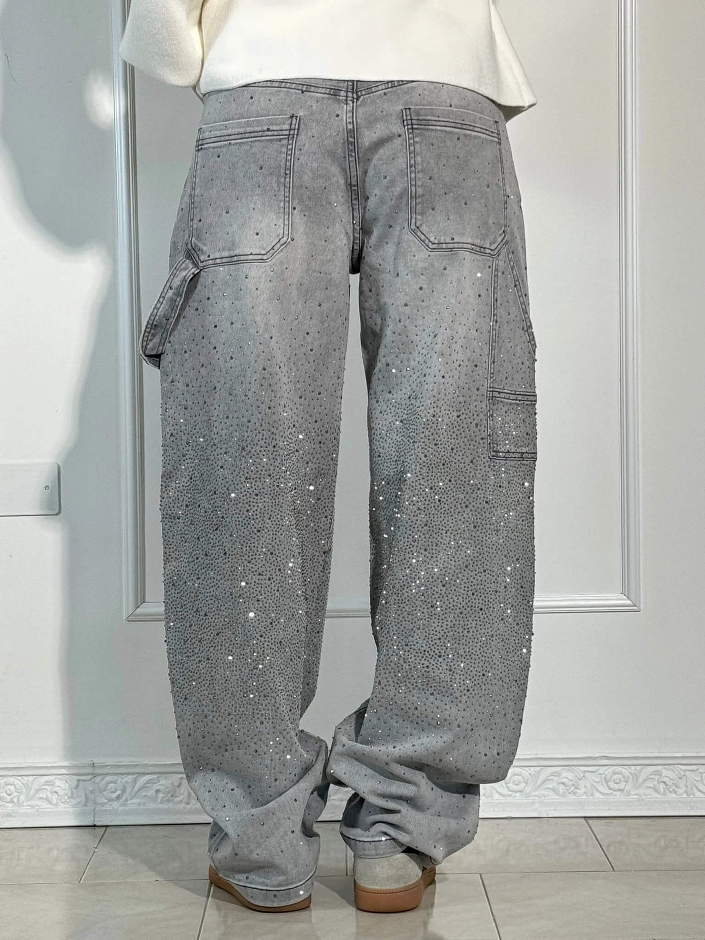 Zahara - Balloon Carpenter Shine Denim Jeans
