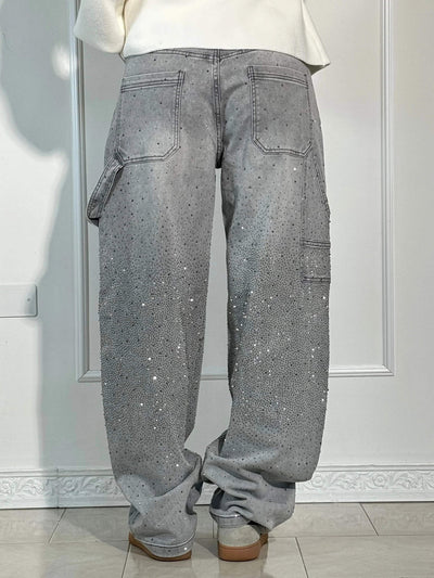 Zahara - Balloon Carpenter Shine Denim Jeans