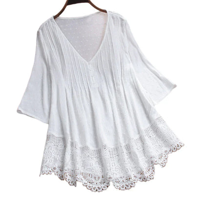 Caroline | Elegant Whisper Boho Blouse