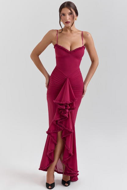 Ruby | Charming Ruffled Gown