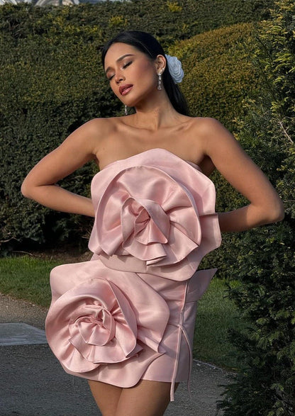 Alana | Flower Mini Dress