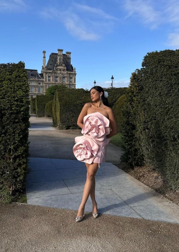 Alana | Flower Mini Dress