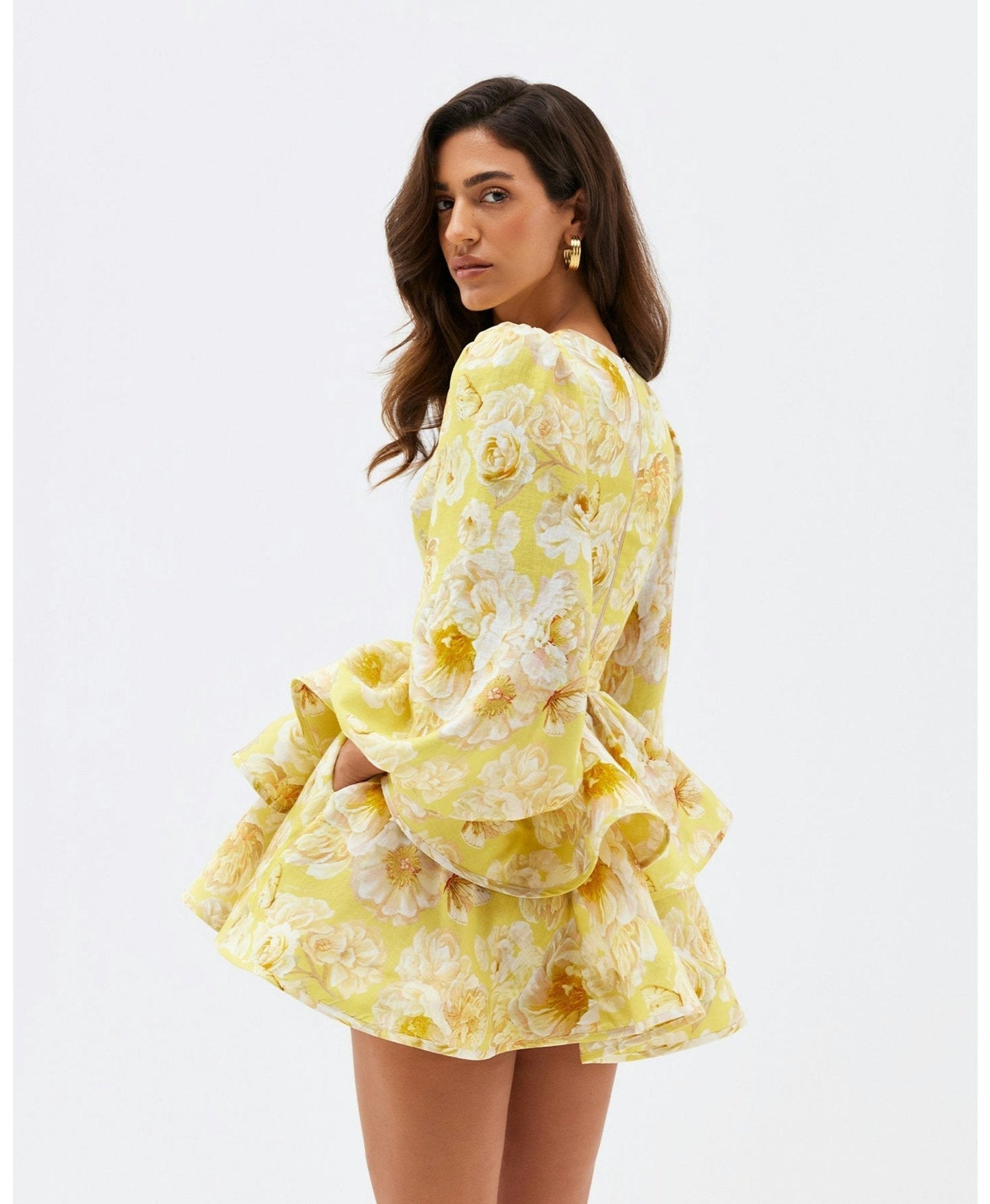 Amaya | Floral Ruffle Dress