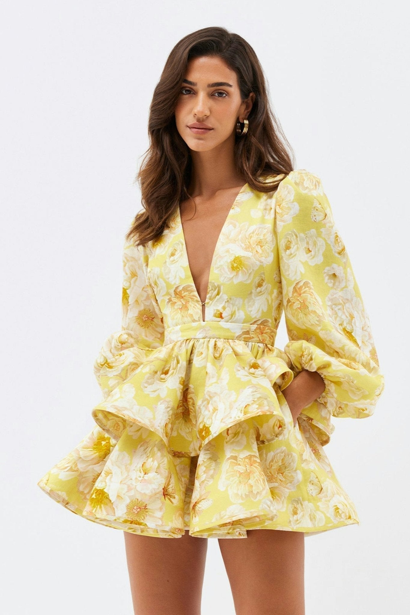 Amaya | Floral Ruffle Dress