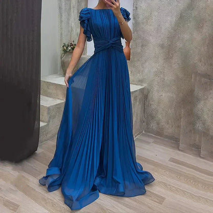 April | Pleated Evening Gown