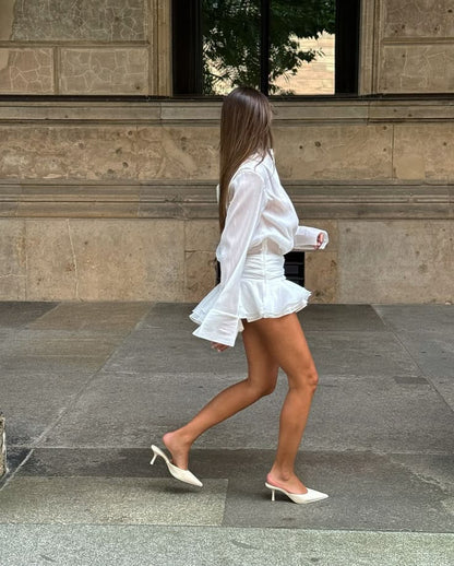 Brynlee | Pleated Mini Dress