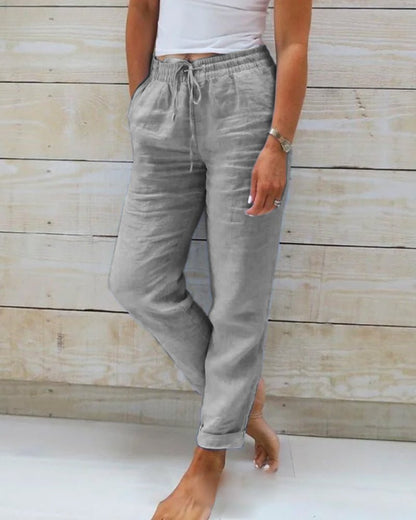 Camila | Casual Chic Straight Trousers