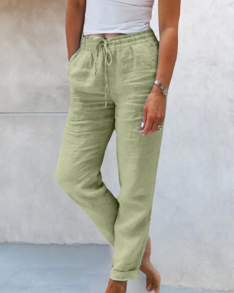Camila | Casual Chic Straight Trousers