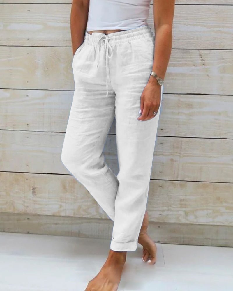 Camila | Casual Chic Straight Trousers