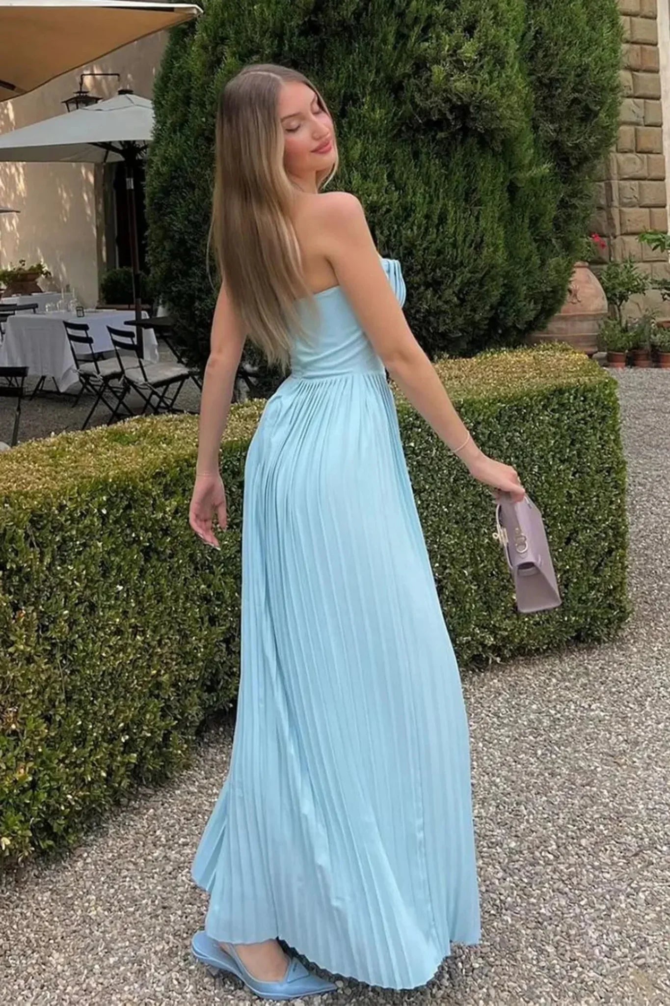 Cora | Strapless Maxi Dress