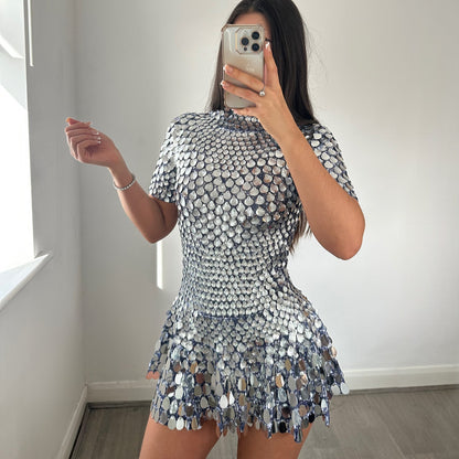 Djenna | High Neck Mini Dress