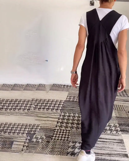 Alice | Casual dress with solid color straps