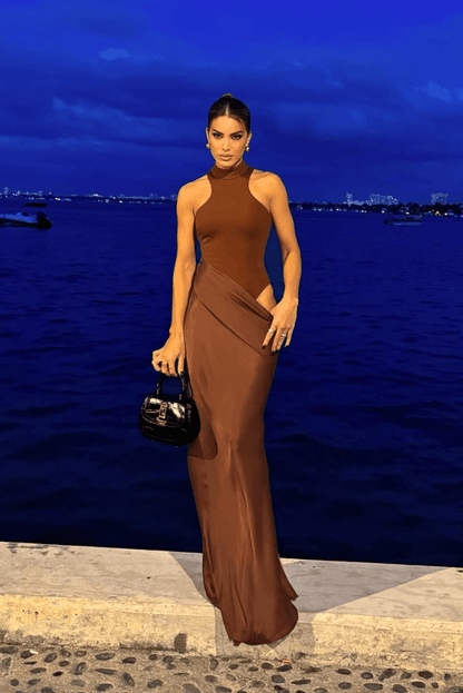 Faye | Asymmetrical Maxi Dress