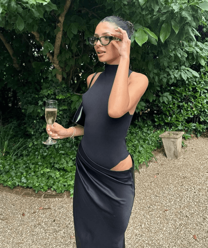 Faye | Asymmetrical Maxi Dress