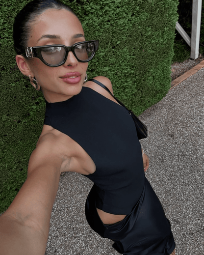 Faye | Asymmetrical Maxi Dress