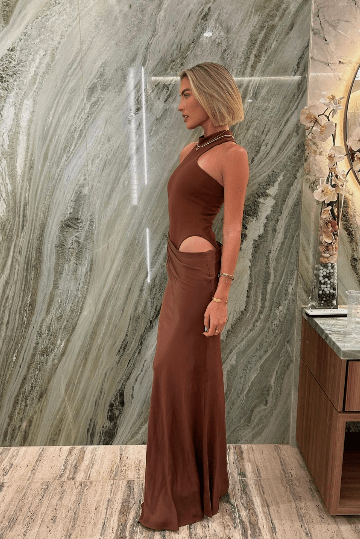 Faye | Asymmetrical Maxi Dress
