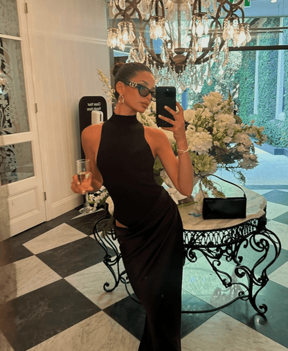 Faye | Asymmetrical Maxi Dress