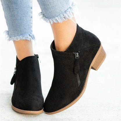 Jessica | Stylish Zip Ankle Boots