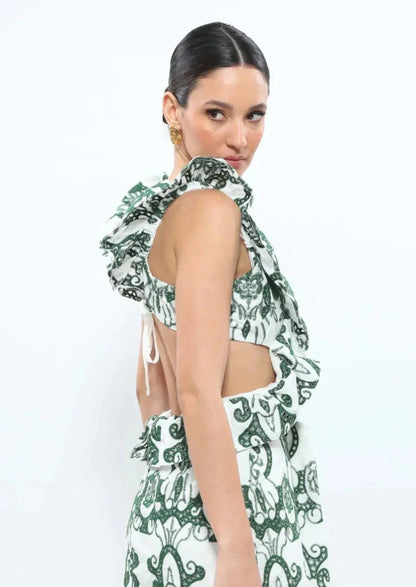 Haven | Ruffled Maxi Dress