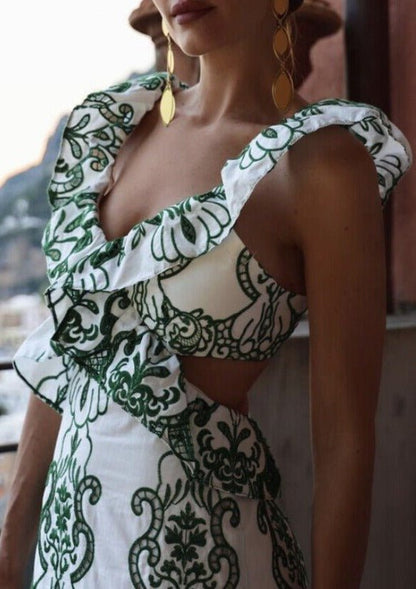 Haven | Ruffled Maxi Dress