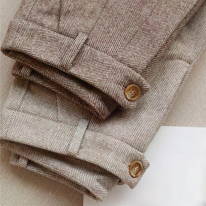 Malcolm | Textured Trousers