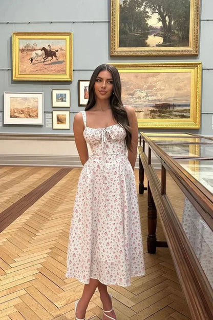 Meredith | Corset Midi Dress