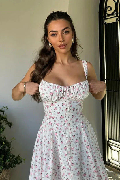 Meredith | Corset Midi Dress