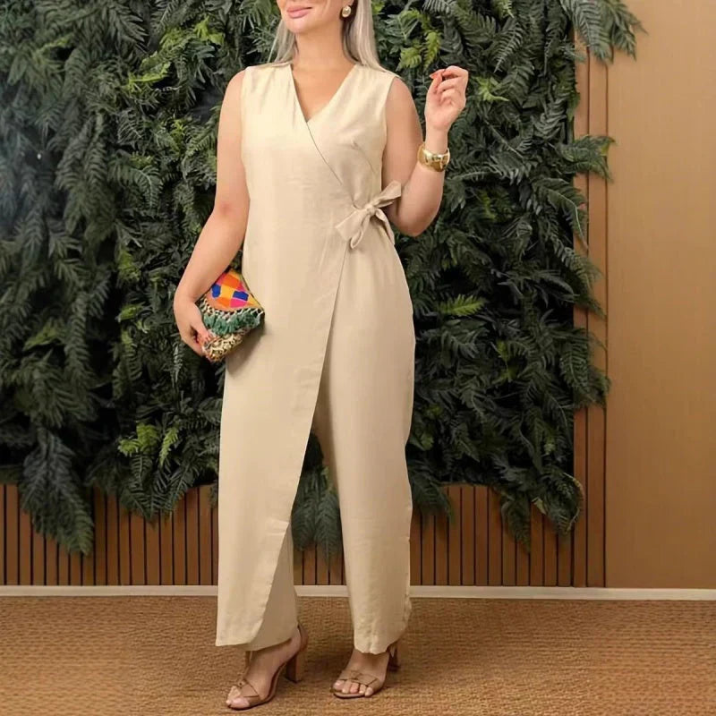 Ines | Elegant V-neck jumpsuit