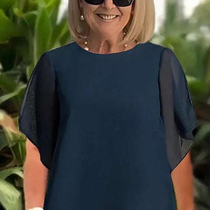 Karly | Chic Asymmetrical Top and Pants Set