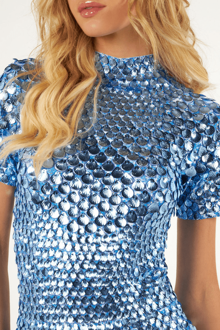 Talia | High Neck Mini Dress